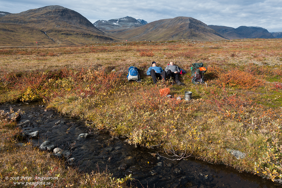 kungsleden nordkalottenleden fjällvandring pangfoto Peter Angvarson