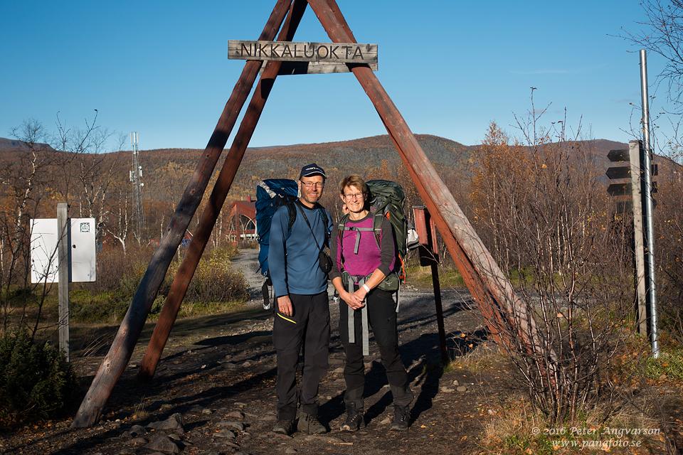 Nikkaluokta nordkalottenleden fjällvandring pangfoto Peter Angvarson