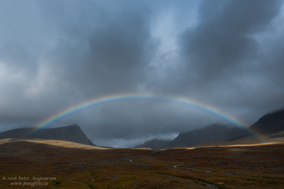 kungsleden nordkalottenleden fjällvandring pangfoto Peter Angvarson