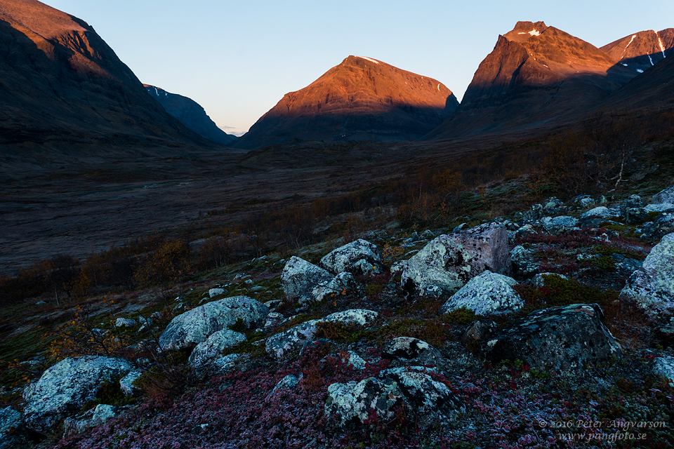 Singicohkka Tolpagorni Duolbagorni kungsleden nordkalottenleden fjällvandring pangfoto Peter Angvarson